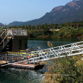 Good quality strong galvanized steel frame water floating pontoon platform use for sale